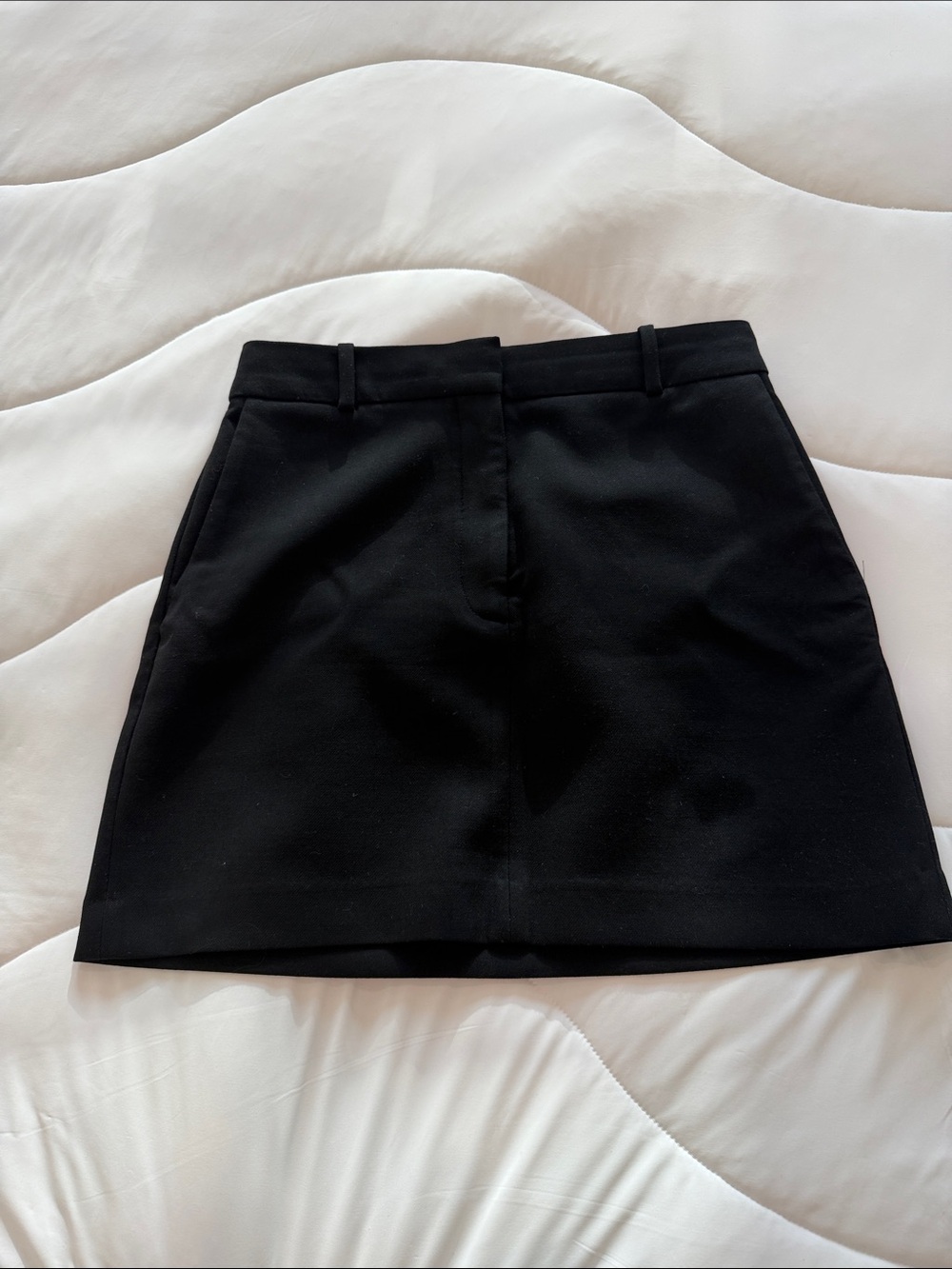 Aritzia Black Mini Skirt with Belt Loops